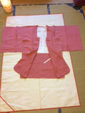 アンティーク　道行コート　正絹　Antique Kimono  (Vintage - Used) AH-006 Type: Haori Coat,  Made of Silk